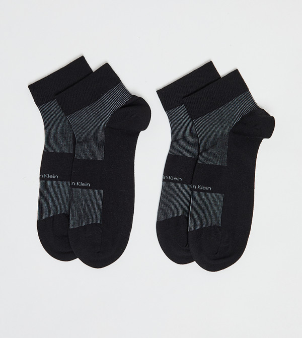كالفين كلاين اكسسوارات - أسود Ankle Length Socks