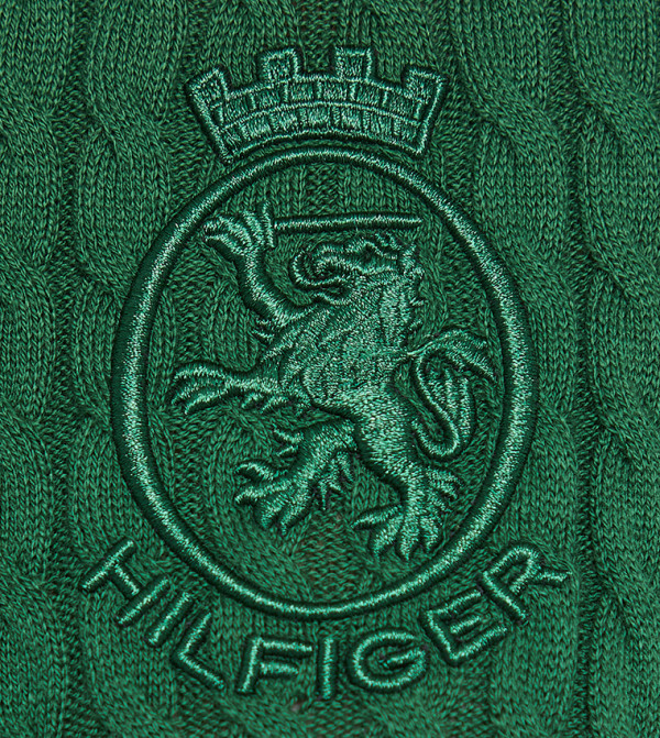 Tommy Hilfiger Tommy Hilfiger - Green Round Neck Sweaters
