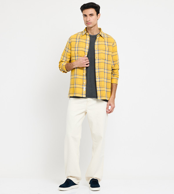 Tommy Hilfiger  Clothing - Yellow Long Sleeves