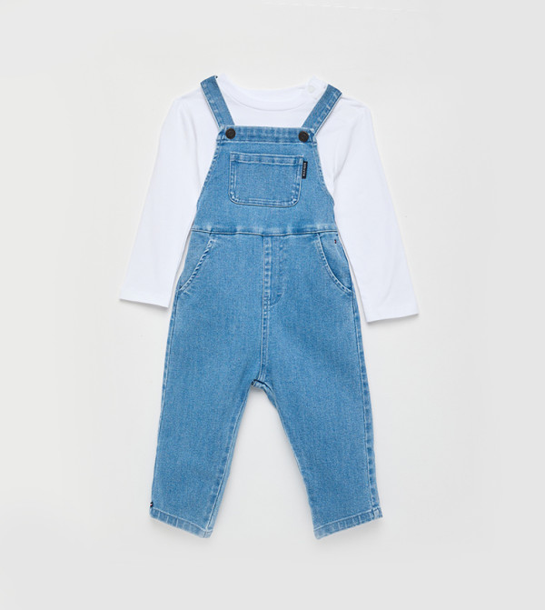 Tommy Hilfiger Baby Essentials - Blue Dungarees