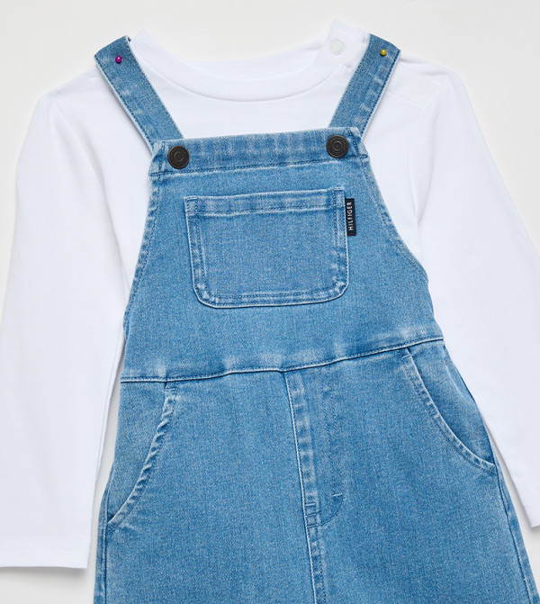Tommy Hilfiger Baby Essentials - Blue Dungarees
