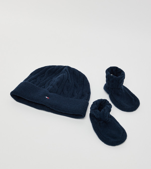 Tommy Hilfiger  Caps & Mittens - Navy Caps & Mittens