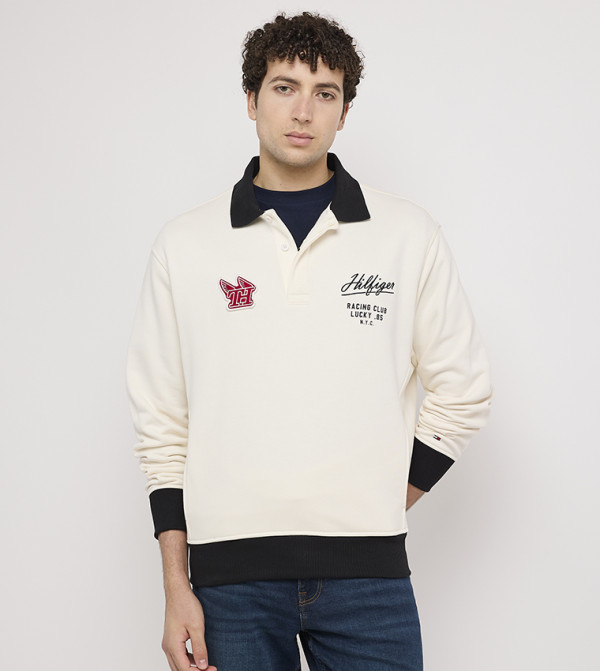 Tommy Hilfiger Sweatshirts - Ivory Sweatshirts