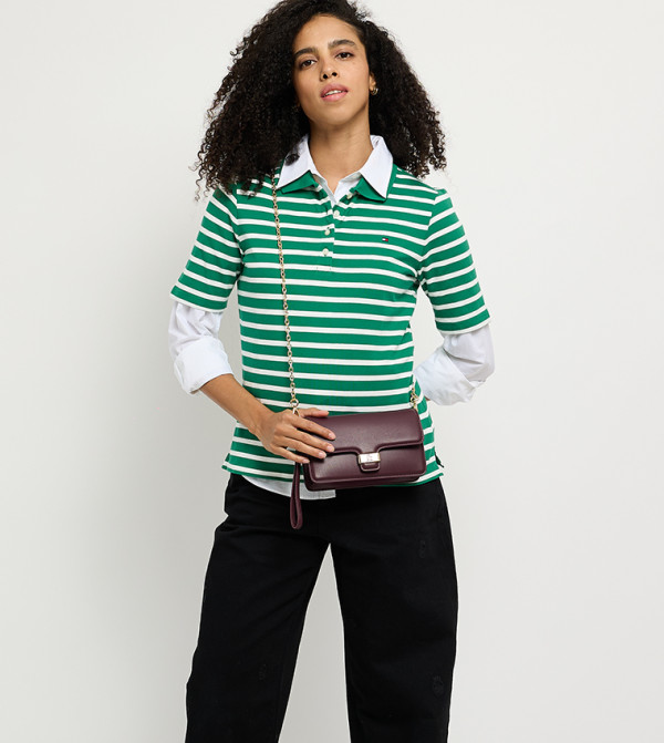 Tommy Hilfiger  cherry-mohogany - Maroon Clutches