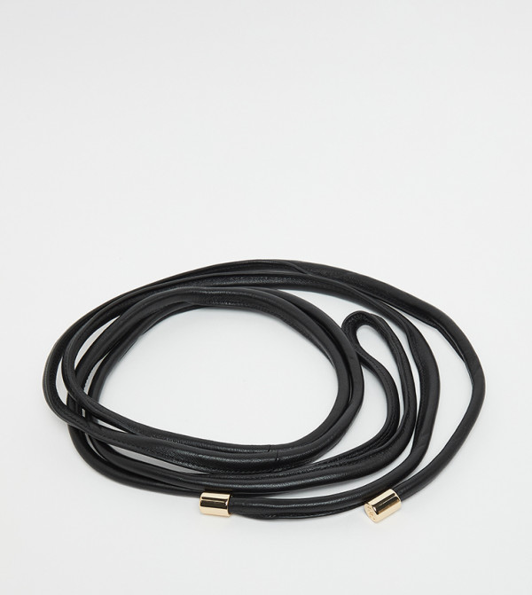 Tommy Hilfiger  Leather Belts - Black Leather Belts