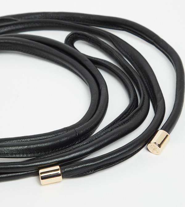 Tommy Hilfiger  Leather Belts - Black Leather Belts