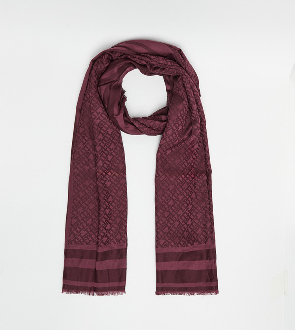 Tommy Hilfiger  Scarves - Red Woven Scarves