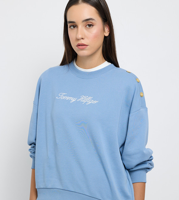 Tommy Hilfiger  Hoodies & Sweatshirts - Blue Sweatshirts