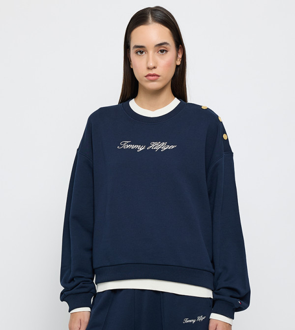 Tommy Hilfiger  Hoodies & Sweatshirts - Navy Sweatshirts