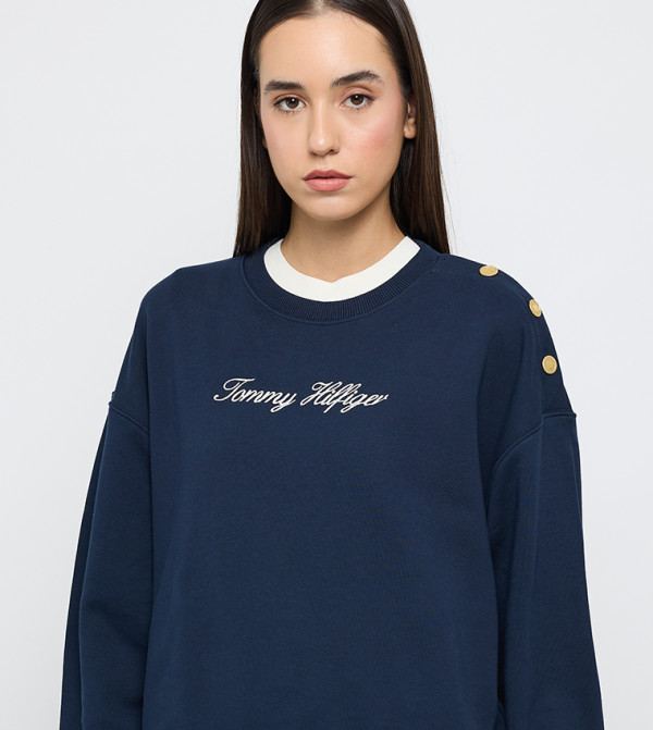 Tommy Hilfiger  Hoodies & Sweatshirts - Navy Sweatshirts