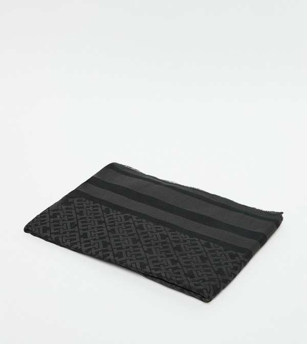 Tommy Hilfiger  Scarves - Black Woven Scarves