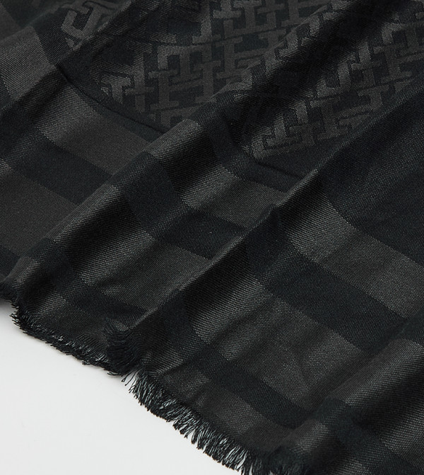 Tommy Hilfiger  Scarves - Black Woven Scarves