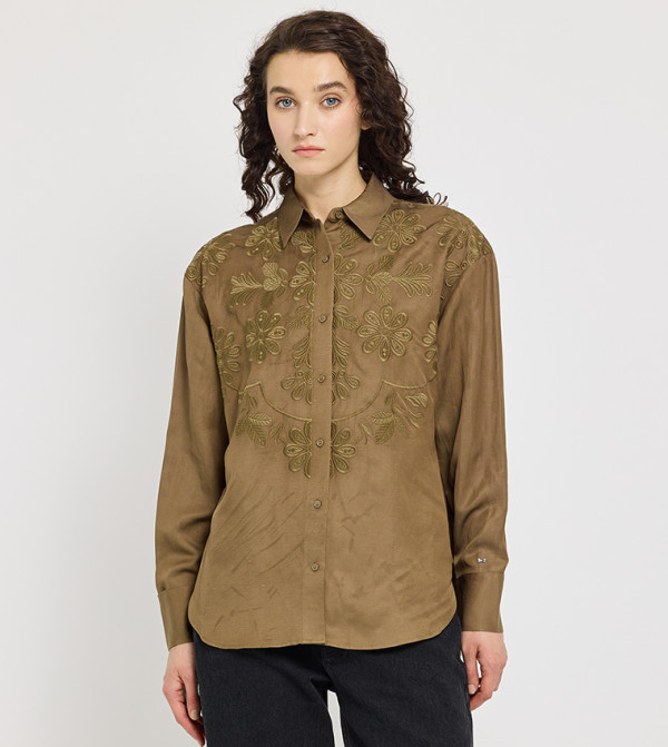 تومي هيلفيغر تومي هيلفيغر - كاكي قمصان