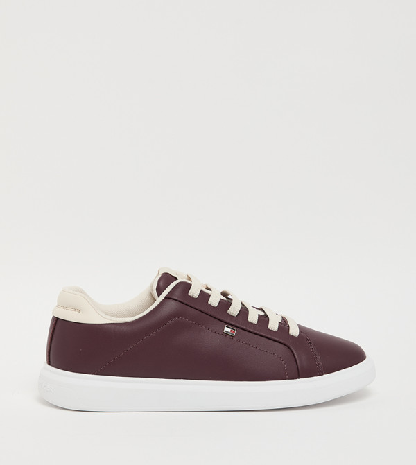 Tommy Hilfiger  Shoes - Maroon Low Top