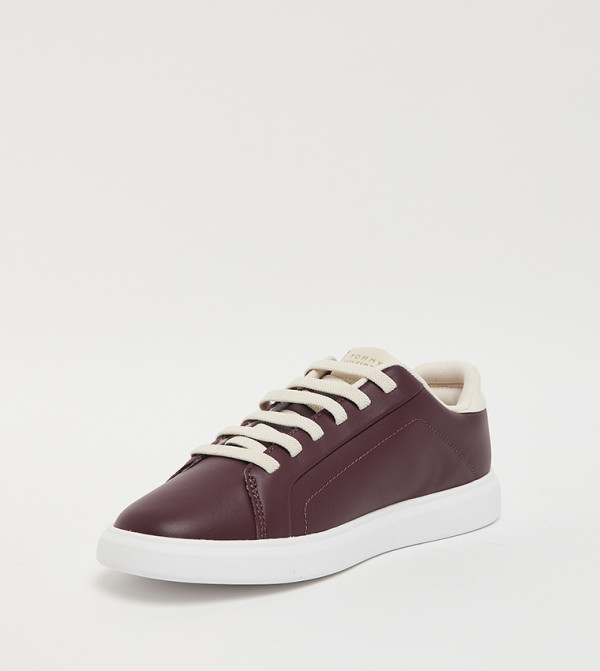 Tommy Hilfiger  Shoes - Maroon Low Top