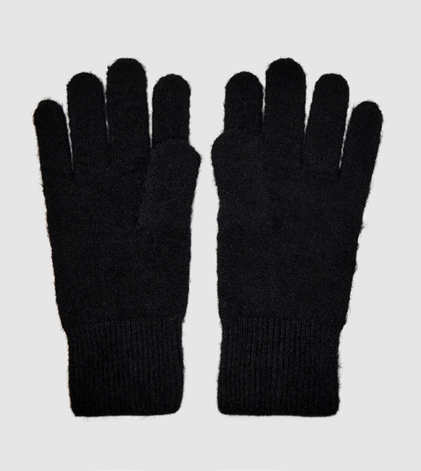 تومي هيلفيغر  قفازات - أسود Knit