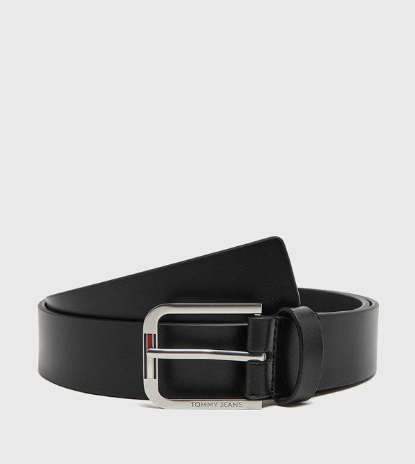Tommy Jeans Belts - Black Leather Belts