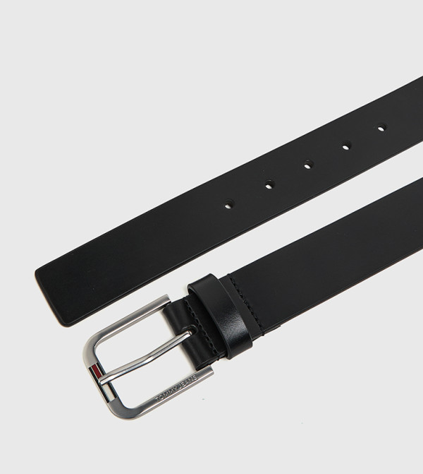 Tommy Jeans Belts - Black Leather Belts