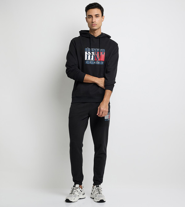 Tommy Jeans  Hoodies - Black Hoodies
