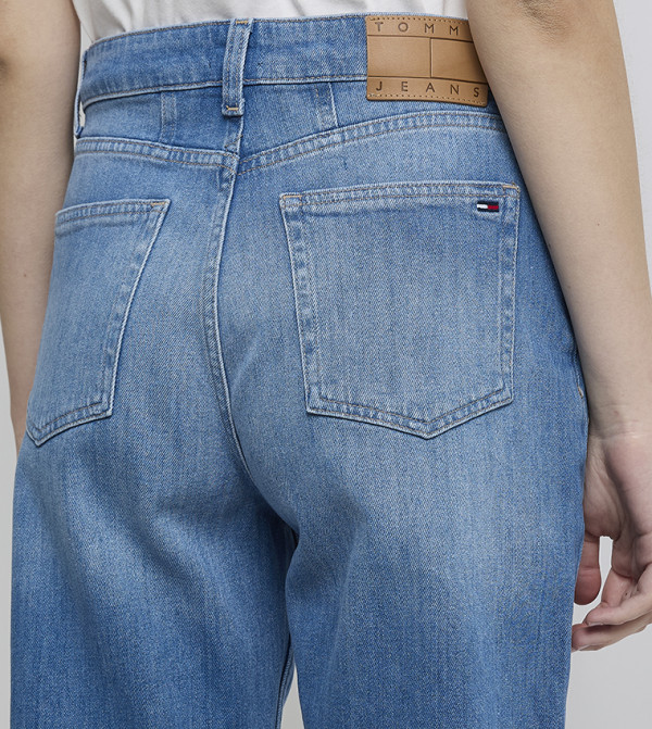 تومي جينز  جينز استايل موم - أزرق Mom Jeans
