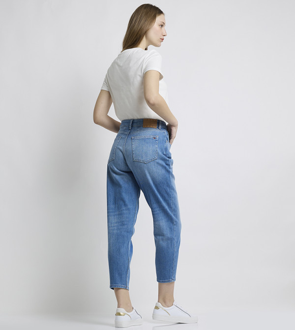 تومي جينز  جينز استايل موم - أزرق Mom Jeans