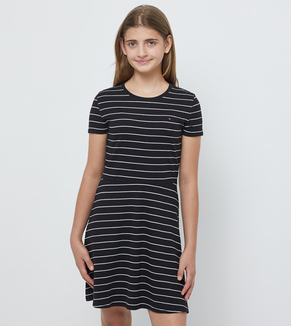 Tommy Hilfiger  nautical-sharks-sea-life - Black Casual Dress