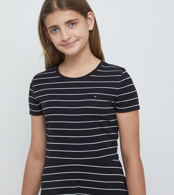 Tommy Hilfiger  nautical-sharks-sea-life - Black Casual Dress
