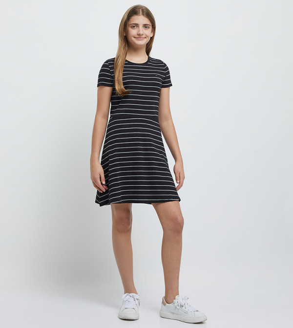 Tommy Hilfiger  nautical-sharks-sea-life - Black Casual Dress