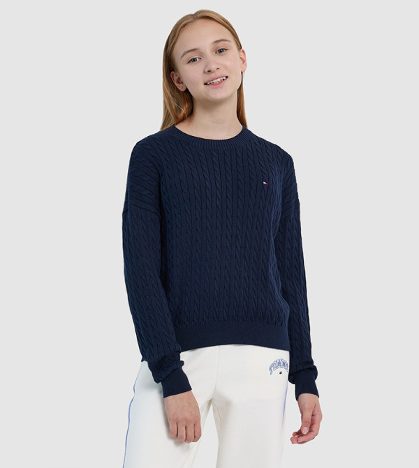 تومي هيلفيغر  preppy-layers - كحلي مزرق  سترات 