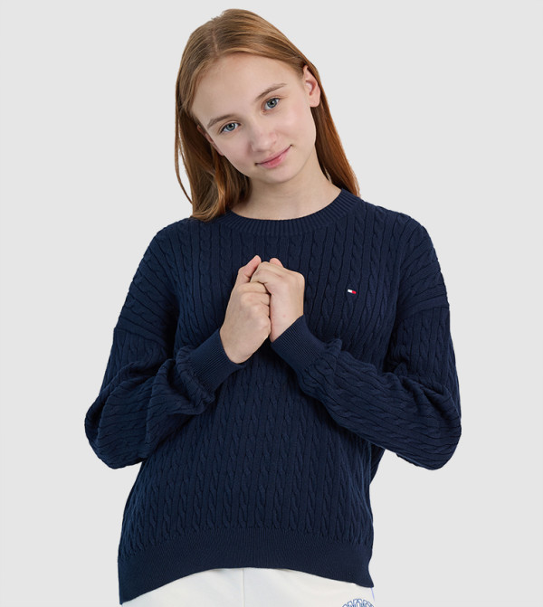 تومي هيلفيغر  preppy-layers - كحلي مزرق  سترات 