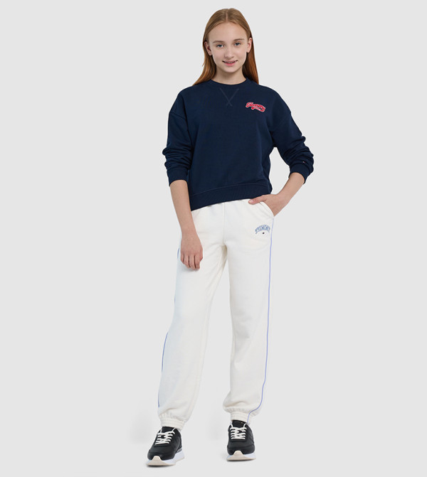 تومي هيلفيغر  varsity-graphics - كحلي مزرق  بلوزات