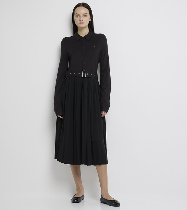 Tommy Hilfiger  Casual Dresses - Black Midi Dresses