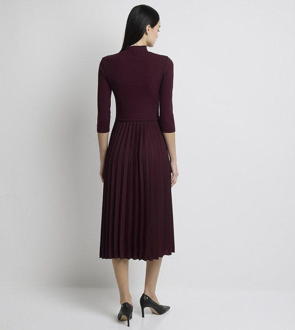تومي هيلفيغر  ملابس - بورغندي Midi Dresses