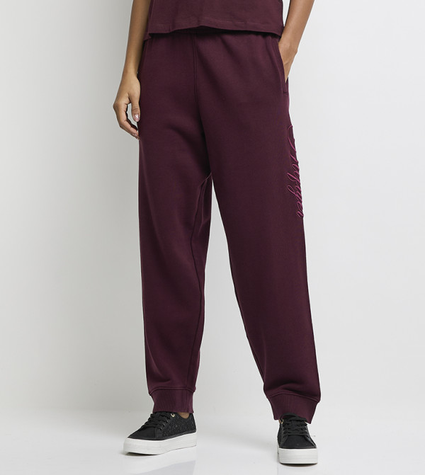 Tommy Hilfiger  Clothing - Burgundy Sweatpants
