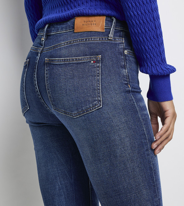 تومي هيلفيغر  ساق واسعة - أزرق Wide Leg Jeans