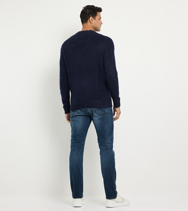 Tommy Hilfiger  Sweaters - Navy Round Neck Sweaters