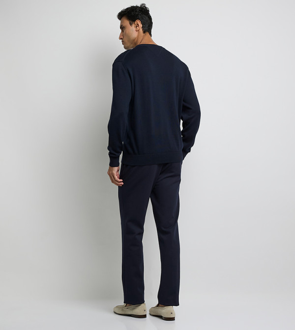 Tommy Hilfiger  Sweaters & Cardigans - NAVY BLUE Round Neck Sweaters