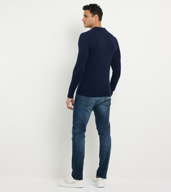 تومي هيلفيغر  سترات و كارديغانات  - كحلي Sweaters