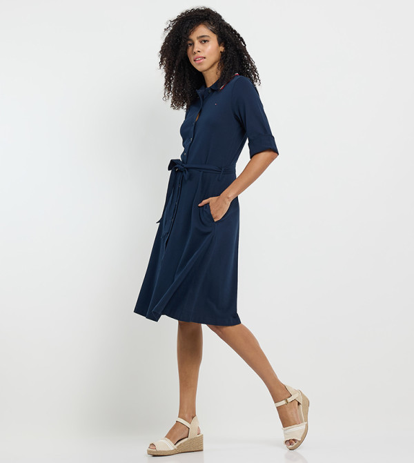 Tommy Hilfiger  Shirt & T-Shirt Dresses - Navy Shirt & T-Shirt Dresses