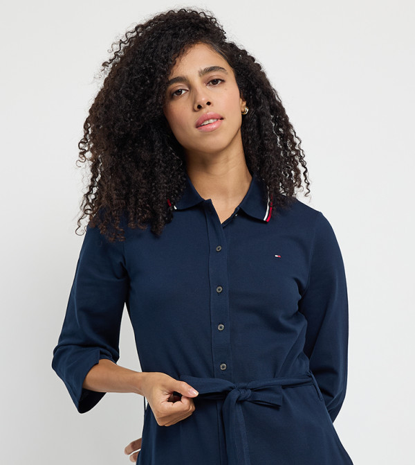 Tommy Hilfiger  Shirt & T-Shirt Dresses - Navy Shirt & T-Shirt Dresses