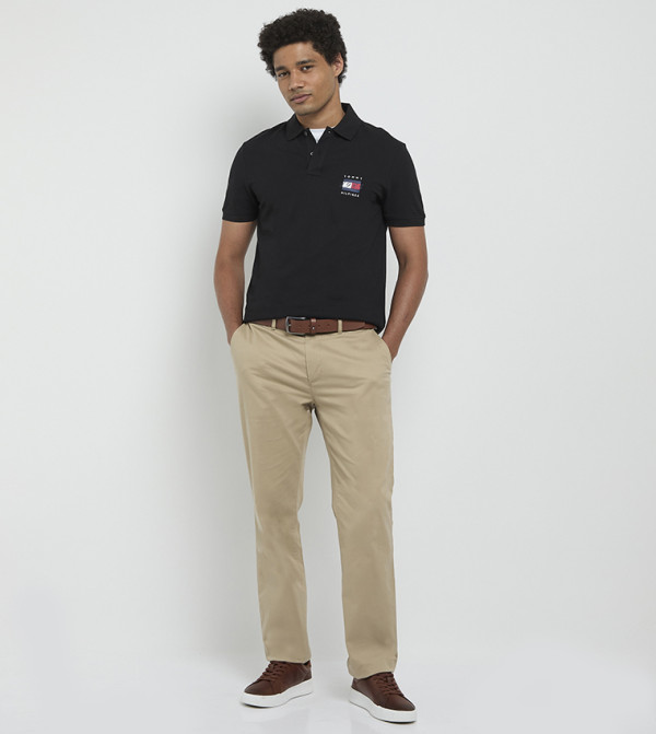 Tommy Hilfiger Tommy Hilfiger - Black Polo T-shirts