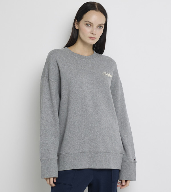 Tommy Hilfiger  Clothing - Grey Sweatshirts