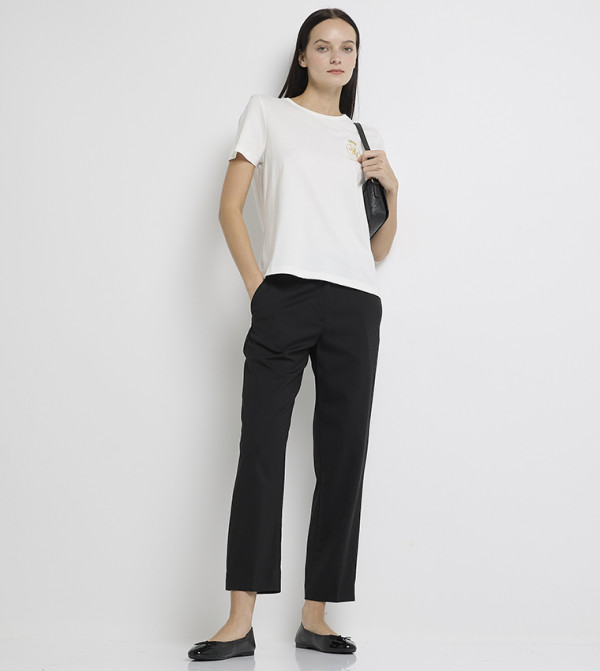 تومي هيلفيغر تيشيرتات - أبيض Short Sleeve T-Shirts
