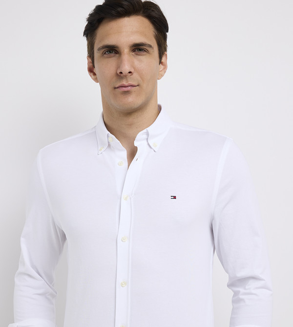 تومي هيلفيغر  قمصان - أبيض Long Sleeves