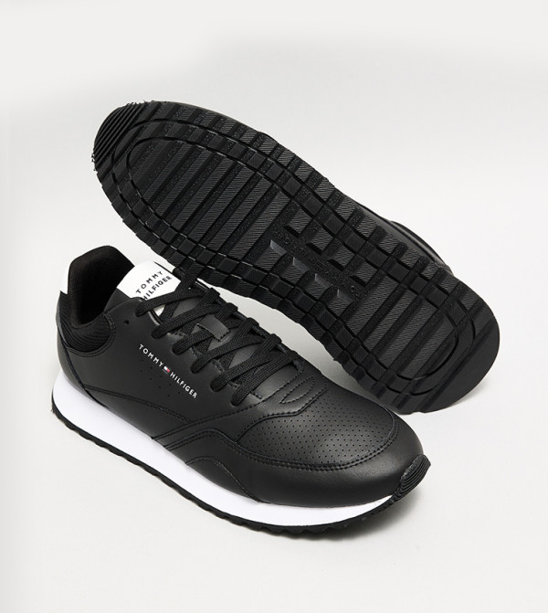 Tommy Hilfiger Shoes - Black Low Top