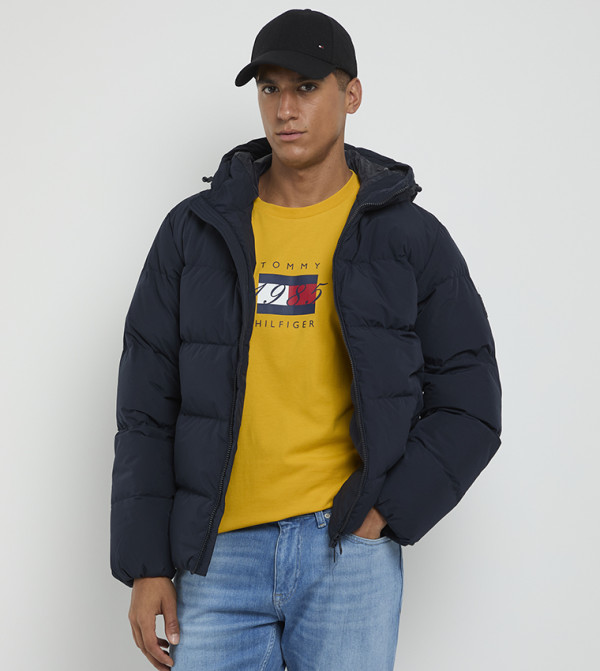 Tommy Hilfiger Puffer Jackets - Navy Puffer Jackets