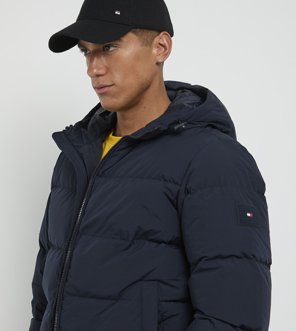 Tommy Hilfiger Puffer Jackets - Navy Puffer Jackets