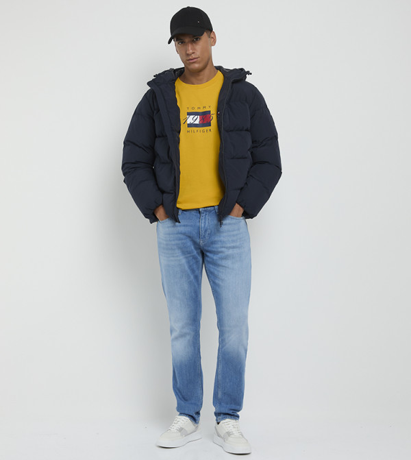 Tommy Hilfiger Puffer Jackets - Navy Puffer Jackets