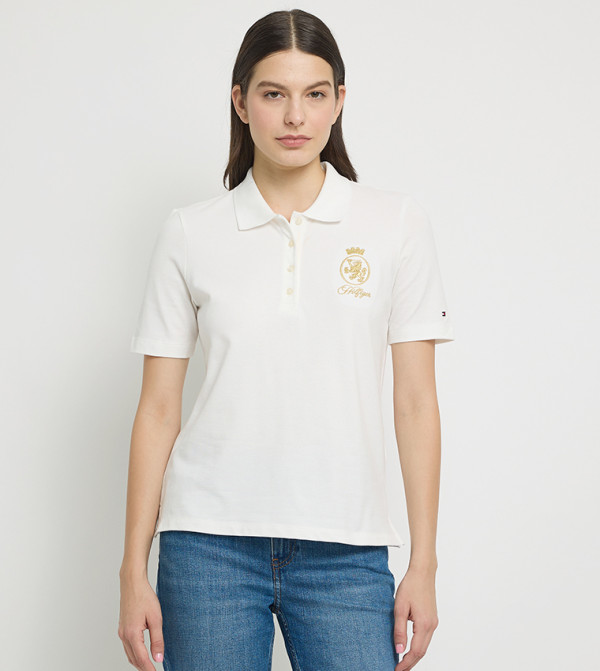 Tommy Hilfiger  Clothing - White Polo T-shirts