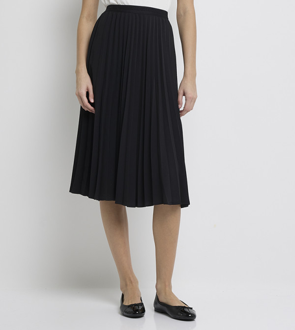 تومي هيلفيغر  تنانير - أسود Midi Skirts